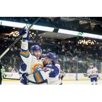 Orlando Solar Bears celebrate a goal
