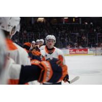 Flint Firebirds exchange high fives