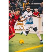 St. Louis Ambush defender Jeff Michaud vs. the Baltimore Blast
