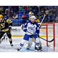 Syracuse Crunch center Dylan Duke vs. the Wilkes-Barre/Scranton Penguins