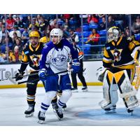 Syracuse Crunch center Lucas Mercuri vs. the Wilkes-Barre/Scranton Penguins