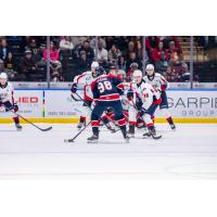 Saginaw Spirit right wing Nikita Klepov vs. the Windsor Spitfires