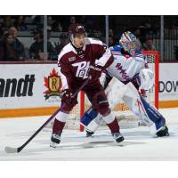 Peterborough Petes right wing Matthew Soto vs. the Kitchener Rangers
