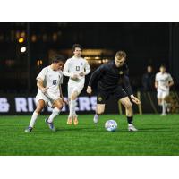 Eliot Goldthorp of the Pittsburgh Riverhounds vs. Duquesne University