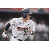 Outfielder Jackson Lyon with Cal State Fullerton
