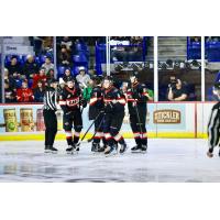 Team East at the inaugural Western Hockey League Prospects Game