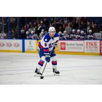 Syracuse Crunch defenseman Tommy Miller vs. the Charlotte Checkers