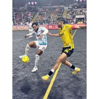 St. Louis Ambush defender Christian Briggs with the ball vs. the Milwaukee Wave