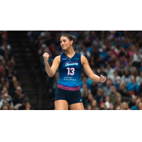 Omaha Supernovas opposite hitter Merritt Beason