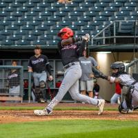 Infielder Joshua Day with the Sioux City Explorers