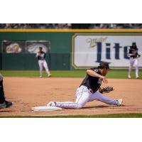 Infielder Schofield-Sam with the Lansing Lugnuts