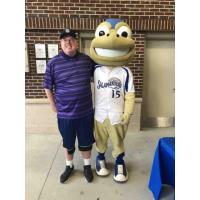 Holly Springs Salamanders mascot, Sal the Salamander