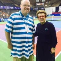 Fran Stuchbury and Billie Jean King