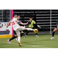 St. Louis Ambush defend against a Baltimore Blast shot