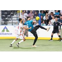 St. Louis Ambush defender James Thomas vs. the Baltimore Blast