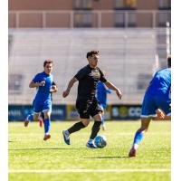 Pittsburgh Riverhounds SC midfielder Danny Griffin vs. the University of Pittsburgh