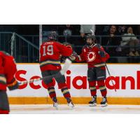 Ottawa Charge react following a goal