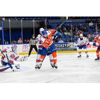 Syracuse Crunch center Lucas Mercuri vs. the Rochester Americans