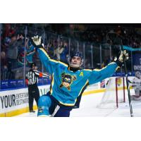 Drew Callin of the Worcester Railers, as the Worcester Monkey Wrenches