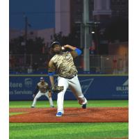 Pitcher Alberto Baldonado with the High Point Rockers in 2019