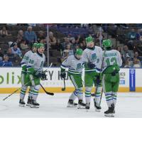 Florida Everblades exchange congratulations