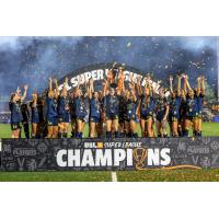 Tampa Bay Sun FC celebrate the first USL Super League championship