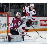 Peterborough Petes goaltender Easton Rye vs. the Ottawa 67's