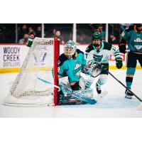 New York Sirens goaltender Kayle Osborne vs. the Boston Fleet