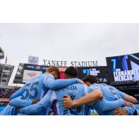New York City FC huddle