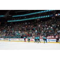 A record home crowd at the Prudential Center to watch the New York Sirens
