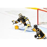 Wheeling Nailers' Taylor Gauthier and Daniel Laatsch on game night