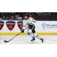 Forward Kaleb Pearson with the Idaho Steelheads