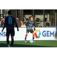 Rhode Island FC forward Logan Dorsey