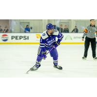 Defenseman Lachlan Getz with the College of the Holy Cross