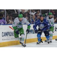 Florida Everblades forward Isaac Nurse vs. the Jacksonville Icemen