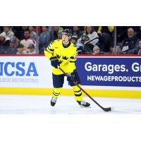 Forward Eddie Genborg with Team Sweden