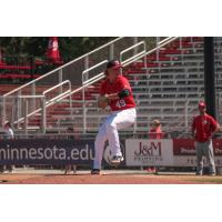 Pitcher Tanner Riley with the Fargo-Moorhead RedHawks