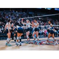 Grand Rapids Rise all smiles after an important point