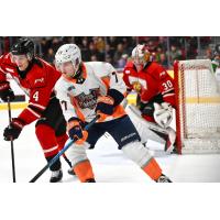 Flint Firebirds right wing Brady Smith vs. the Owen Sound Attack