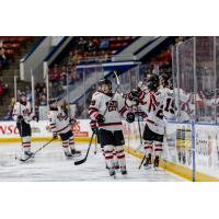 Rapid City Rush along the bench