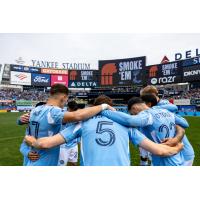 New York City FC huddle