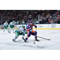 Orlando Solar Bears defenseman Dyllan Gill vs. the Florida Everblades