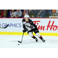 Defenceman Bowen Byram with the Vancouver Giants