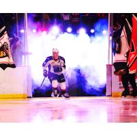Defenceman Bowen Byram with the Vancouver Giants