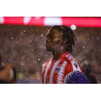 Atlético Ottawa defender Roni Mbomio