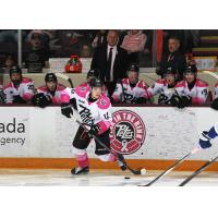 Peterborough Petes in 17th Annual Pink in the Rink Campaign jerseys
