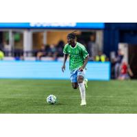 Seattle Sounders FC midfielder Georgi Minoungou