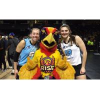 Grand Rapids Rise all-stars Morgan Hentz and Paige Briggs-Romine