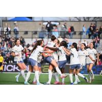 Seattle Reign FC celebrates win
