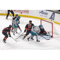San Jose Barracuda battles the Coachella Valley Firebirds